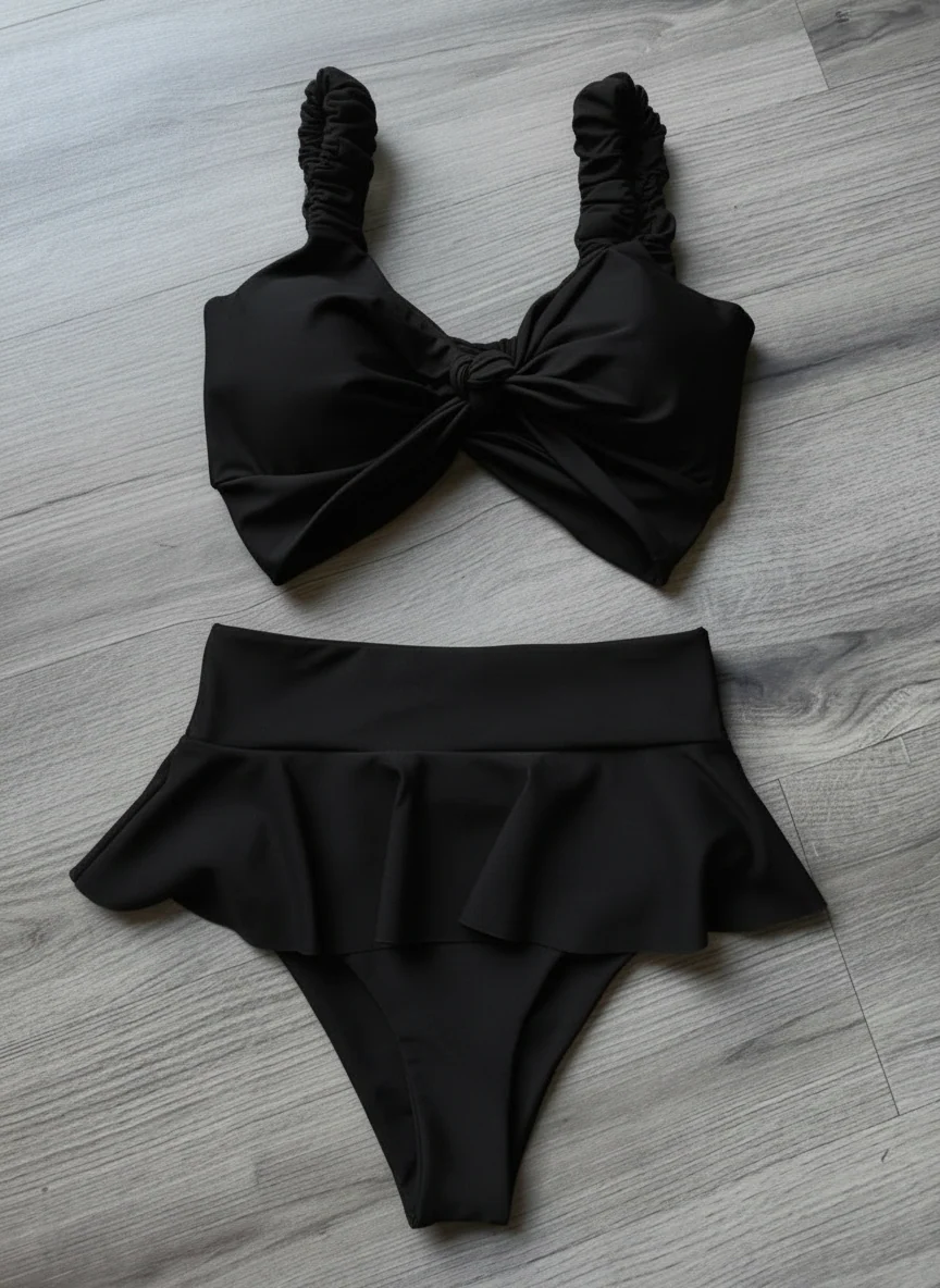 TOP NINA + BOTTOMS VOLADOS PRETINA COLOR A ELECCION
