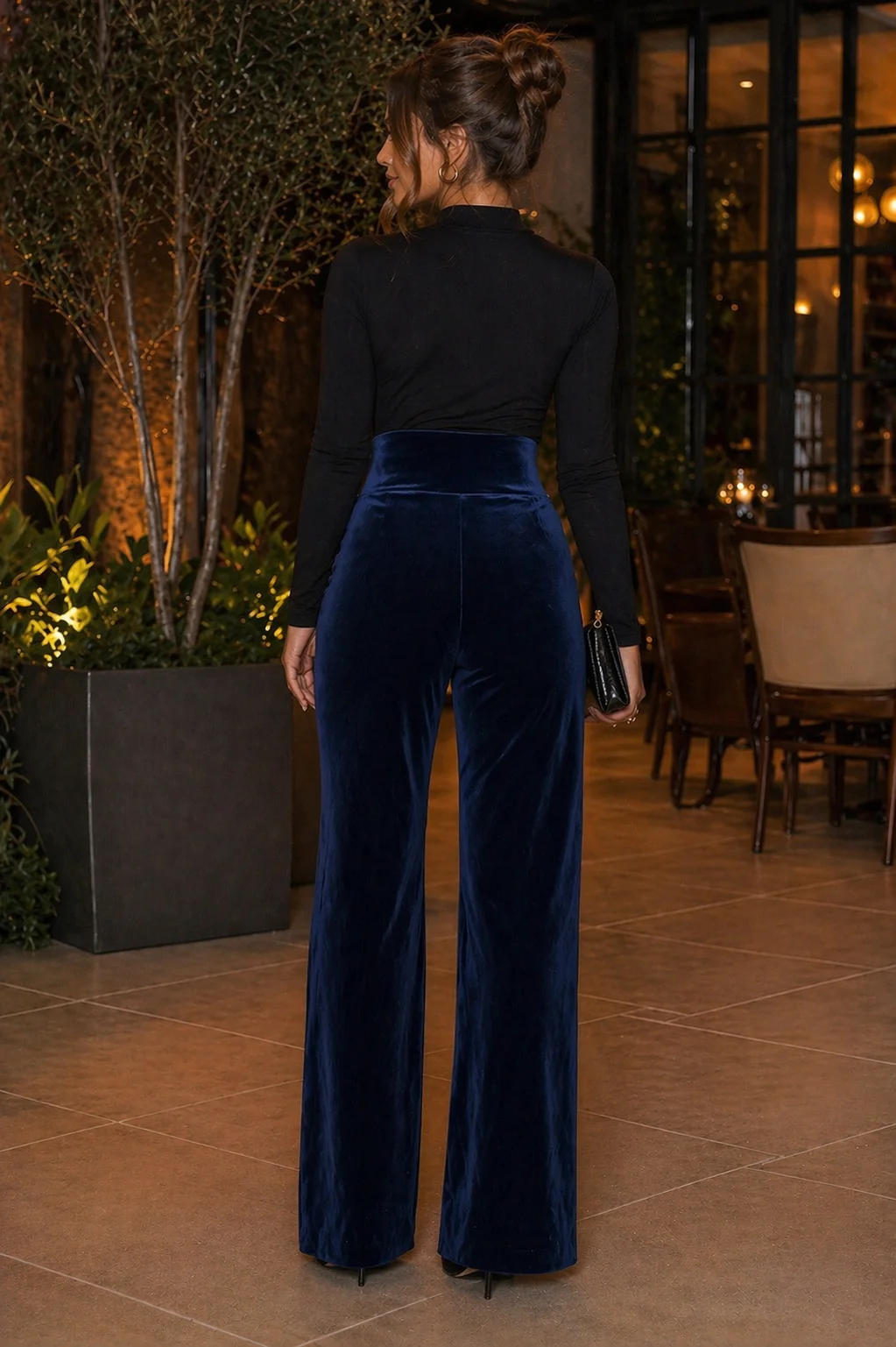 PANTS AMAZONA BASICO PRETINA SIN FAJA VELVET - Image 2