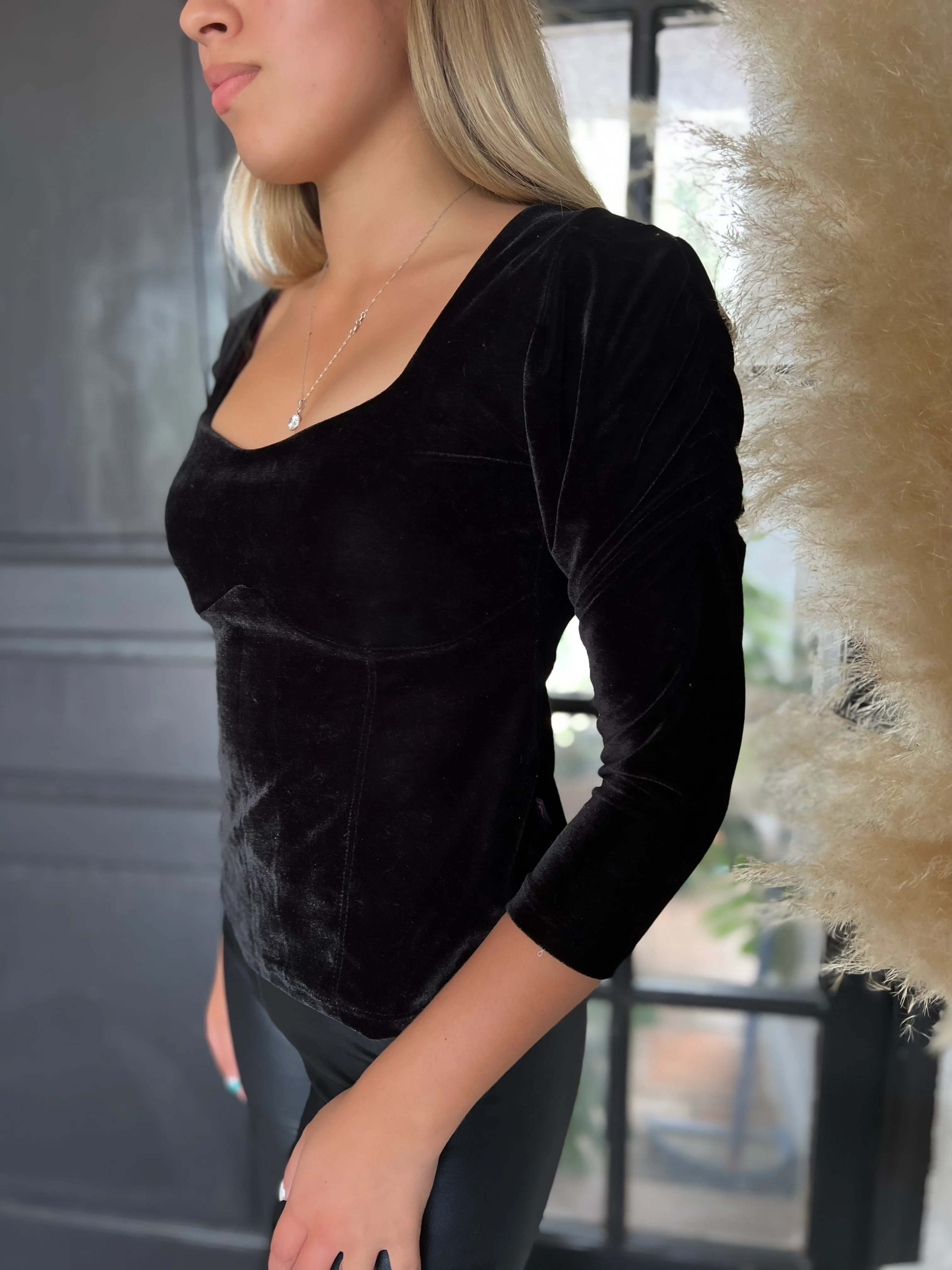 TOP VICTORIANO VELVET COLOR A ELECCION - Image 2
