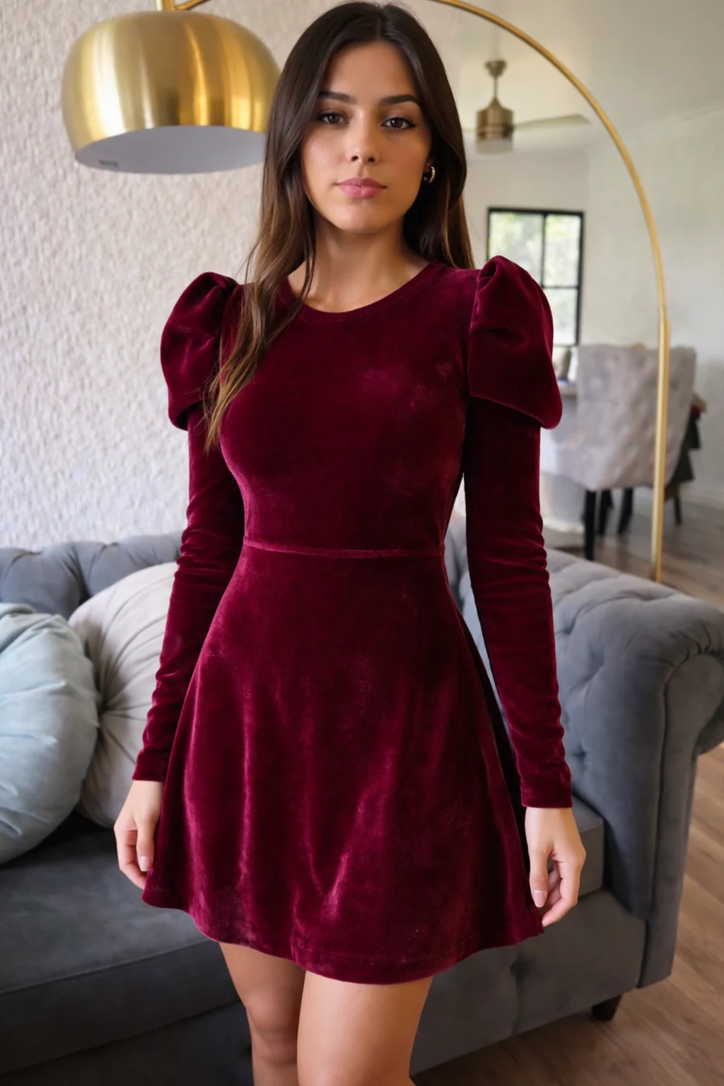 VESTIDO IVANNA SKATER VELVET COLOR A ELECCIÓN