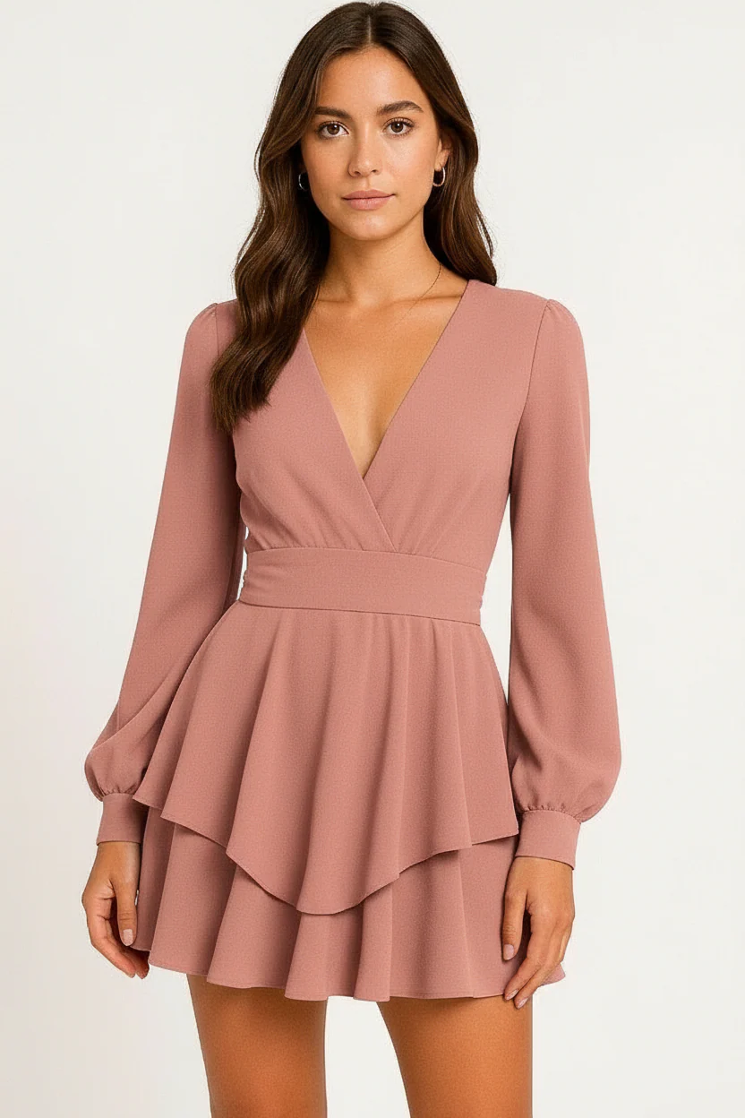 VESTIDO LILY CRUZADO COLOR A ELECCION - Image 4